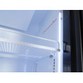Commercial Upright Display Chiller 615L 2 Glass Door Black 900 x 580 x 1950mm | CaterEq CESC900 Commercial Upright Display Chiller 615L 2 Glass Door Black 900 x 580 x 1950mm | CaterEq CESC900