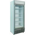 Commercial Display Refrigerator Upright 390 litres Hinged glass door LED canopy Grey - CESCC387 Commercial Display Refrigerator Upright 390 litres Hinged glass door LED canopy Grey - CESCC387