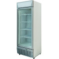Commercial Display Refrigerator Upright 390 litres Hinged glass door LED canopy Grey - CESCC387 Commercial Display Refrigerator Upright 390 litres Hinged glass door LED canopy Grey - CESCC387