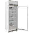 Commercial Display Refrigerator Upright 480 litres Hinged glass door LED canopy Grey - CESCM500