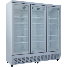 Commercial Display Refrigerator 1587 Litres Upright 3 Doors Ventilated Cooling 1830x730x2020mm - CESCT1727