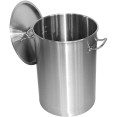 Professional Stainless Steel Dustbin 75 Litres | CaterEq CESDB75