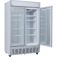 Commercial Display Freezer Upright 950 litres Double Hinged glass door LED canopy Grey - CESDC1000 Commercial Display Freezer Upright 950 litres Double Hinged glass door LED canopy Grey - CESDC1000