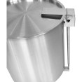 Professional Stainless Steel Pedal Waste Bin With Lid & Wheels 55 Litres | CaterEq CESDCP55 Professional Stainless Steel Pedal Waste Bin With Lid & Wheels 55 Litres | CaterEq CESDCP55