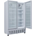 Commercial Freezer Upright 950 litres Double Hinged glass door Grey - CESDF1000