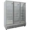 Commercial Freezer Upright 1500 litres Triple Hinged glass door Grey - CESDF1500 Commercial Freezer Upright 1500 litres Triple Hinged glass door Grey - CESDF1500