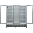 Commercial Freezer Upright 1500 litres Triple Hinged glass door Grey - CESDF1500 Commercial Freezer Upright 1500 litres Triple Hinged glass door Grey - CESDF1500