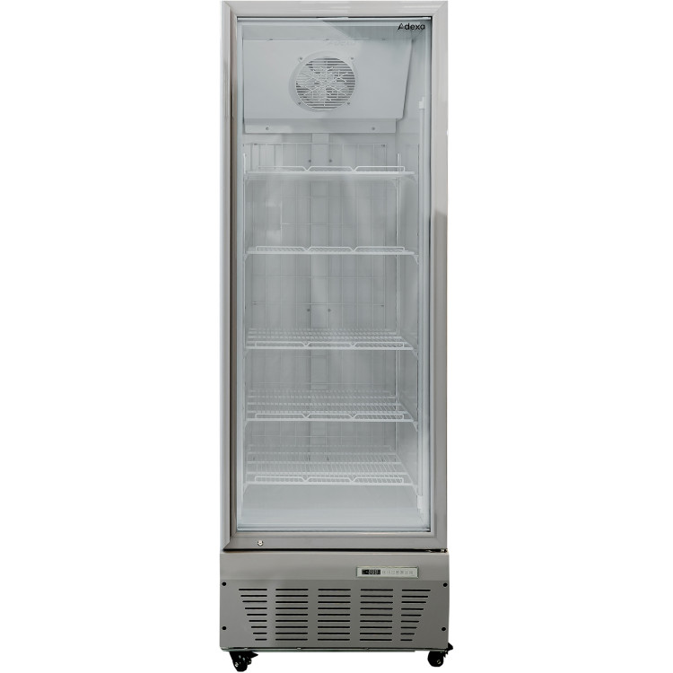 Commercial Freezer Upright 490 litres Hinged glass door Grey - CESDF500
