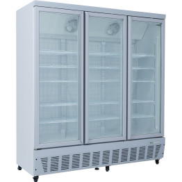 Commercial Display Freezer 1496 Litres Upright 3 Doors Ventilated Cooling 1830x730x2020mm - CESDT1500