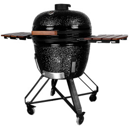 26" Ceramic Kamado BBQ Grill Egg XL Black - CESE26