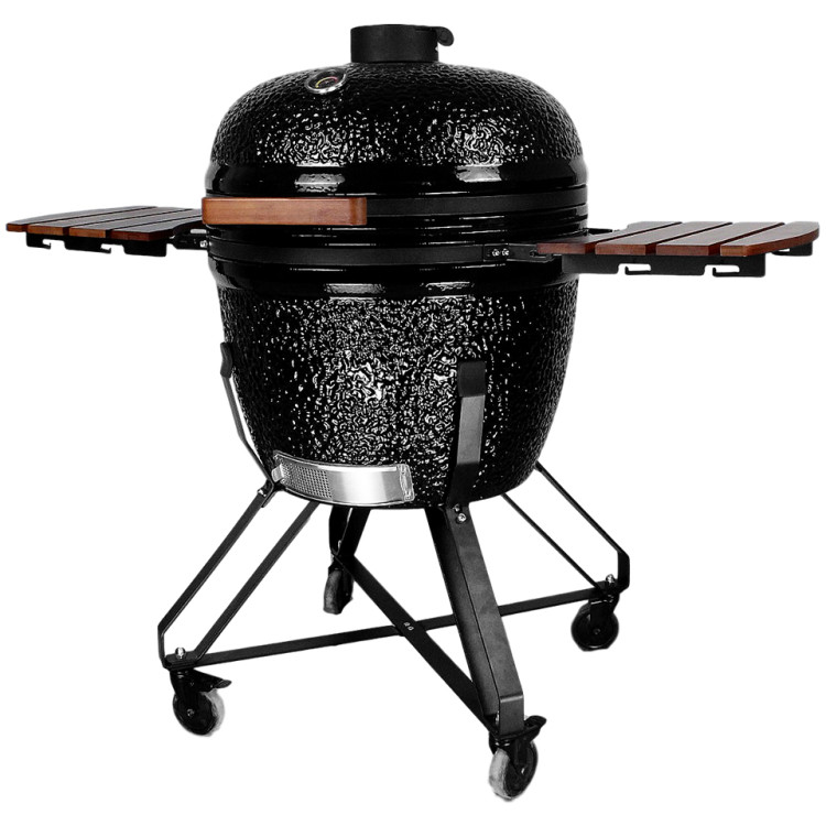 26" Ceramic Kamado BBQ Grill Egg XL Black - CESE26
