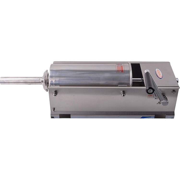 Commercial Sausage Stuffer 5 litre Stainless steel Horizontal - CESH5