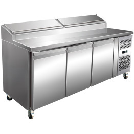 Preparation Counter 3 doors 8xGN1/3 1795x700x1085mm - CESH37