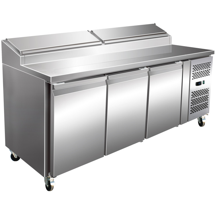 Preparation Counter 3 doors 8xGN1/3 1795x700x1085mm - CESH37