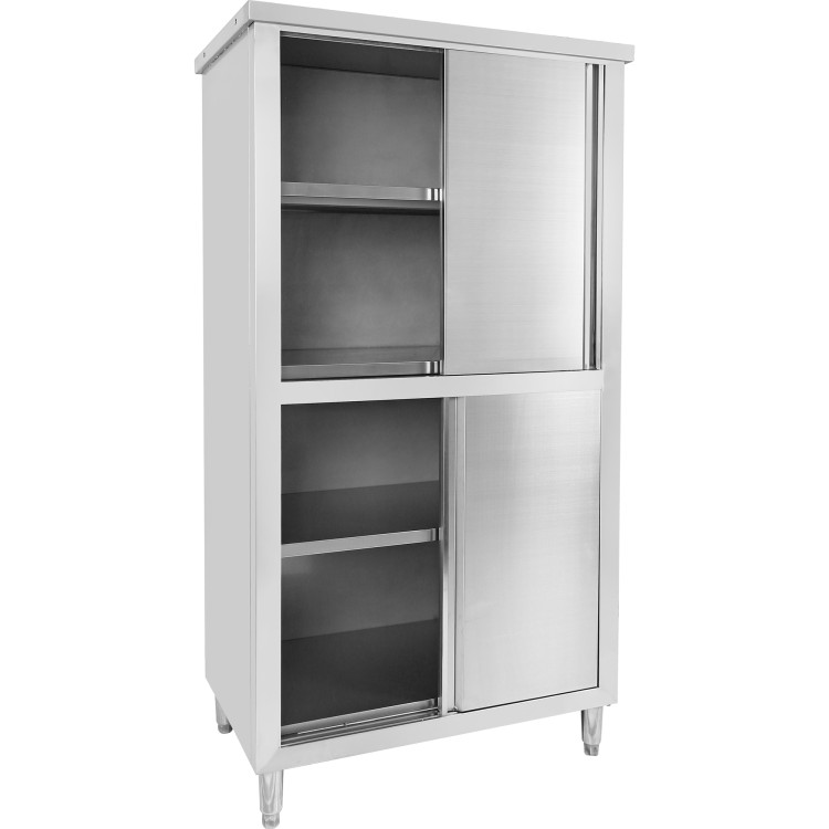 Commercial Stainless steel High Storage Cabinet 4 Shelf 1000x600x1800mm - CESHC10060
