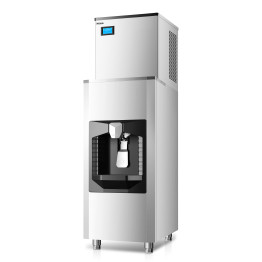 Commercial Freestanding Ice Cube Maker & Dispnser  200kg/24h with 60kg Powered Storage Bin 585x680x1560mm | CaterEq CESKFAD440