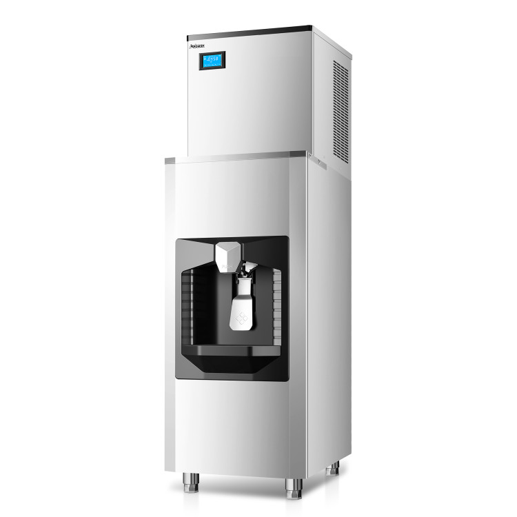 Commercial Freestanding Ice Cube Maker & Dispnser  200kg/24h with 60kg Powered Storage Bin 585x680x1560mm | CaterEq CESKFAD440