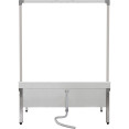Commercial Stainless Steel Mop Sink with High Rack & 2-in-1 Mop Holder 1200x600x550mm | CaterEq CESMSJYHR12060 Commercial Stainless Steel Mop Sink with High Rack & 2-in-1 Mop Holder 1200x600x550mm | CaterEq CESMSJYHR12060