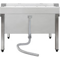 Commercial Stainless Steel Mop Sink with Low Rack & 2-in-1 Mop Holder 800x600x550mm | CaterEq CESMSJYLR8060 Commercial Stainless Steel Mop Sink with Low Rack & 2-in-1 Mop Holder 800x600x550mm | CaterEq CESMSJYLR8060
