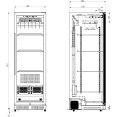 Professional Meat Dry Ageing Maturing Refrigerator 415 litres - CESN415