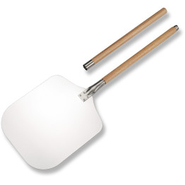 Pizza Peel 14'' square Wood Handle Length 140cm - CESPP14014M