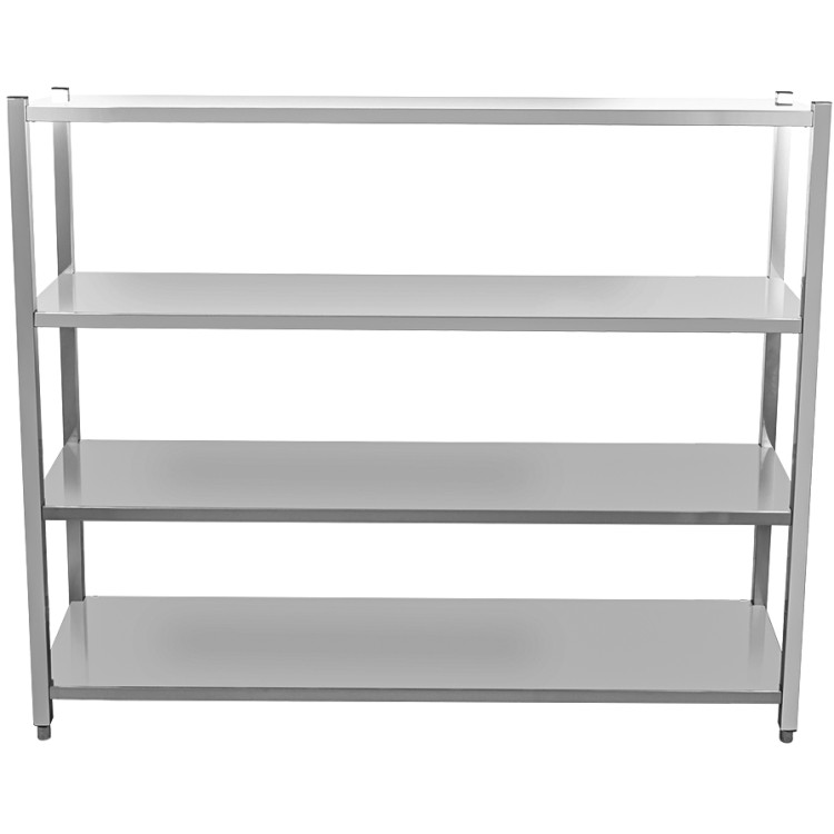 Commercial Shelving Unit 4 Tier Stainless Steel 1500x400x1500mm - CESSB15040