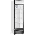 Commercial Upright Beverage Bottle Cooler 210 Litres Single Hinged Glass Door Black & White 538x525x1772mm | CaterEq CESSH22 Commercial Upright Beverage Bottle Cooler 210 Litres Single Hinged Glass Door Black & White 538x525x1772mm | CaterEq CESSH22