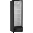 Commercial Upright Beverage Bottle Cooler 210 Litres Single Hinged Glass Door Black 538x525x1772mm | CaterEq CESSH30