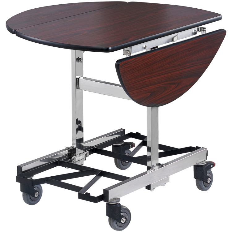 Foldable Hotel Serving Table Redwood Finish 1080×910×760mm | CaterEq CEST01 Foldable Hotel Serving Table Redwood Finish 1080×910×760mm | CaterEq CEST01