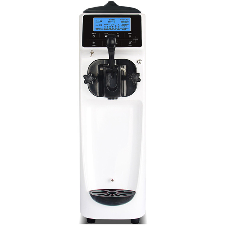 Soft Serve Ice Cream Machine with Air Pump Function 16-18L/H Table Top - CEST16E