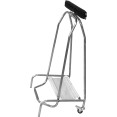 Professional Sack Holder Trolley with Castors & Pedal Closed mouth - CESTBH01