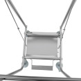 Commercial Stainless Steel Waste Bag Holder Trolley with Lid 580×470×960mm | CaterEq CESTBH03
