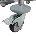 Commercial Stainless Steel Waste Bag Holder Trolley with Lid 580×470×960mm | CaterEq CESTBH03