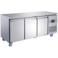 Commercial 3 Door Counter Fridge - Stainless Steel Prep Fridge 1794×700×850mm (Energy Class A) | CaterEq CESUP116