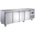 Commercial 4 Door Counter Freezer - Stainless Steel Prep Freezer 2239×700×850mm (Energy Class C) | CaterEq CESUP112