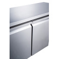 Commercial Refrigerated Counter 2 Door 228L 1349 x 600 x 850mm Fan Assisted Cooling | CaterEq CESUP202