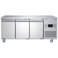 Commercial Refrigerated Counter 3 Door 334L 1794 x 600 x 850mm Fan Assisted Cooling | CaterEq CESUP204