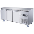 Commercial Refrigerated Counter 3 Door 334L 1794 x 600 x 850mm Fan Assisted Cooling | CaterEq CESUP204