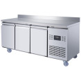 Commercial Refrigerated Counter with Upstand 3 Door 334L 1794 x 600 x 950mm Fan Assisted Cooling | CaterEq CESUP210