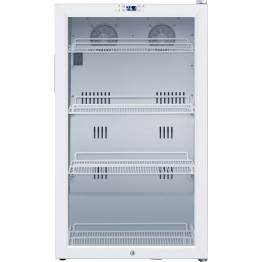 B GRADE Refrigerator Upright Glass door 4 Shelf - SW75 B GRADE