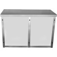 Commercial Wall Cabinet Cupboard Glass Doors Stainless Steel 1000x400x650mm | CaterEq CESWCGD100402 Commercial Wall Cabinet Cupboard Glass Doors Stainless Steel 1000x400x650mm | CaterEq CESWCGD100402