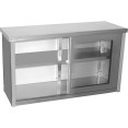 Commercial Wall Cabinet Cupboard Glass Doors Stainless Steel 1200x400x650mm | CaterEq CESWCGD120402 Commercial Wall Cabinet Cupboard Glass Doors Stainless Steel 1200x400x650mm | CaterEq CESWCGD120402