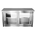 Commercial Wall Cabinet Cupboard Glass Doors Stainless Steel 1500x400x650mm | CaterEq CESWCGD150402 Commercial Wall Cabinet Cupboard Glass Doors Stainless Steel 1500x400x650mm | CaterEq CESWCGD150402