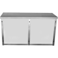 Commercial Wall Cabinet Cupboard Glass Doors Stainless Steel 1500x400x650mm | CaterEq CESWCGD150402 Commercial Wall Cabinet Cupboard Glass Doors Stainless Steel 1500x400x650mm | CaterEq CESWCGD150402