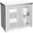 Commercial Wall Cabinet Cupboard Glass Doors Stainless Steel 600x400x650mm | CaterEq CESWCGD60402 Commercial Wall Cabinet Cupboard Glass Doors Stainless Steel 600x400x650mm | CaterEq CESWCGD60402