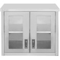 Commercial Wall Cabinet Cupboard Glass Doors Stainless Steel 800x400x650mm | CaterEq CESWCGD80402 Commercial Wall Cabinet Cupboard Glass Doors Stainless Steel 800x400x650mm | CaterEq CESWCGD80402