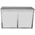 Commercial Wall Cabinet Cupboard Glass Doors Stainless Steel 1200x400x800mm | CaterEq CESWCGDHH120402 Commercial Wall Cabinet Cupboard Glass Doors Stainless Steel 1200x400x800mm | CaterEq CESWCGDHH120402