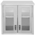 Commercial Stainless Steel Wall Cabinet with Glass Swing Doors 600 x 400 x 800mm | CaterEq CESWCGDHH60402