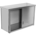 Stainless Steel Wall Cabinet with Sliding Door 1000x400x800mm | CaterEq CESWCH100402DR