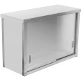 Stainless Steel Wall Cabinet with Sliding Door 2000x400x800mm | CaterEq CESWCH200402DR